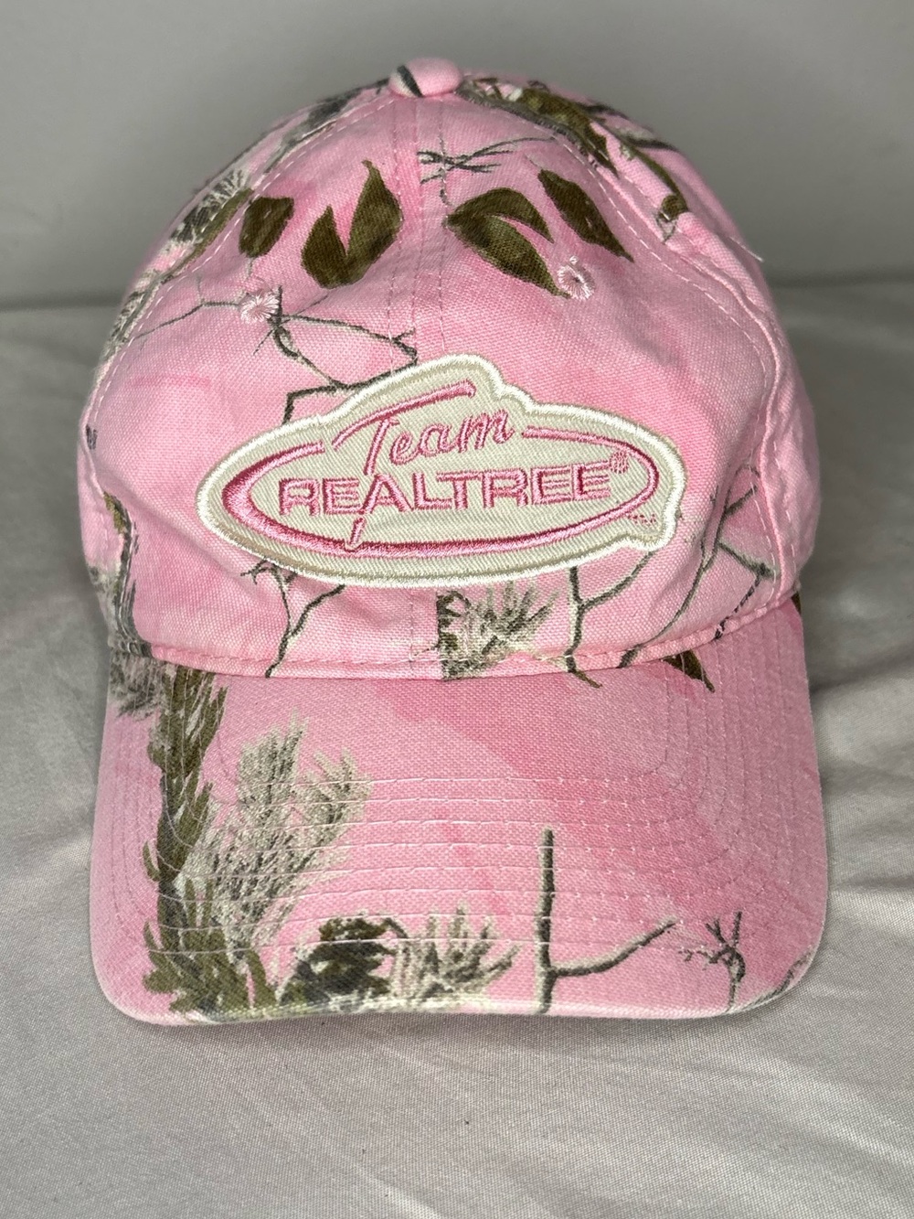 Realtree Pink Camo Hat with Logo Patch
